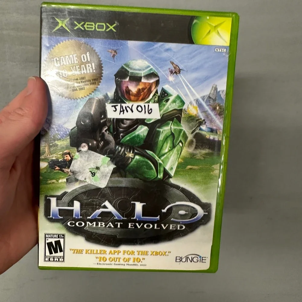 Halo Combat Evolved Microsoft Xbox Game of the Year Edition Original OG Xbox FPS